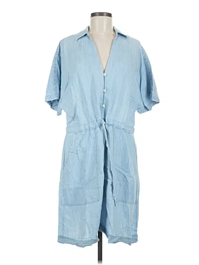 Pre-owned Faherty Casual Dress In Blue