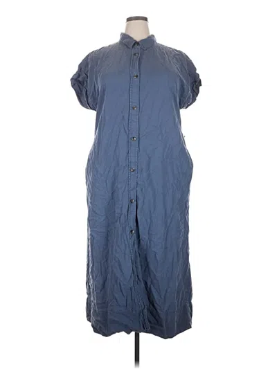 Pre-owned Faherty Casual Dress In Blue