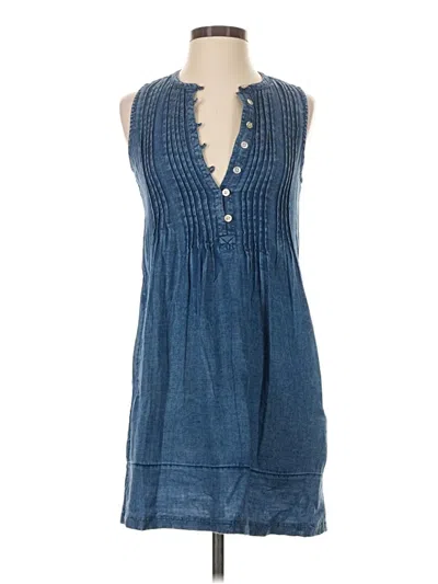 Pre-owned Faherty Casual Dress In Blue