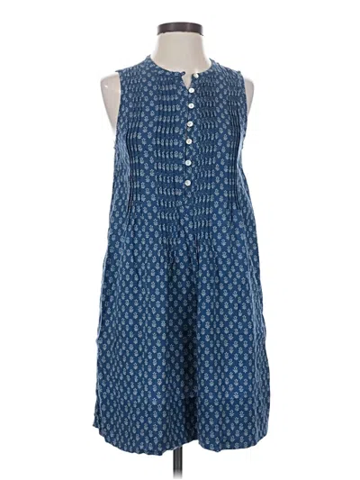 Pre-owned Faherty Casual Dress In Blue