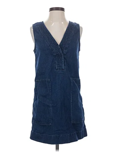 Pre-owned Faherty Casual Dress In Blue