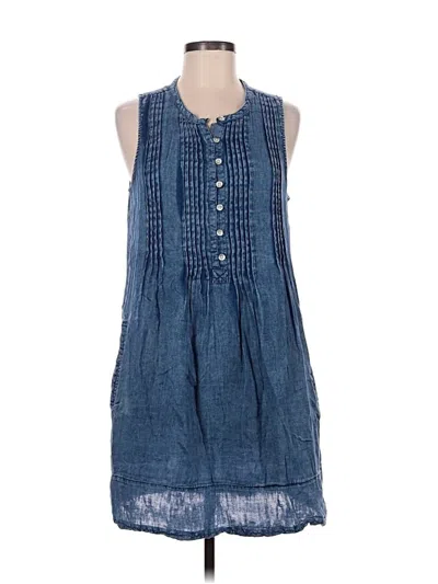 Pre-owned Faherty Casual Dress In Blue