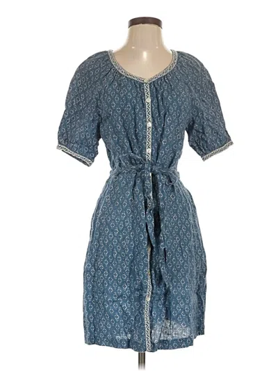 Pre-owned Faherty Casual Dress In Blue