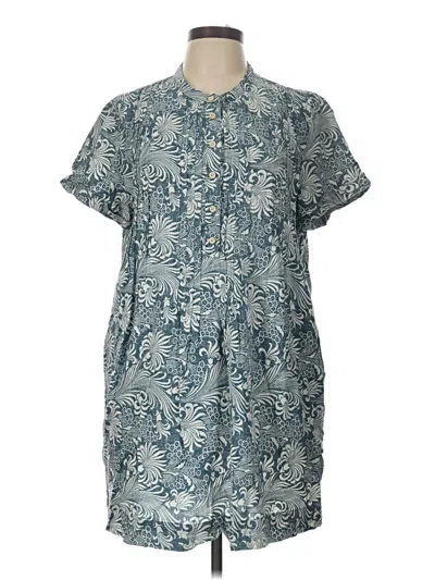 Pre-owned Faherty Casual Dress In Blue