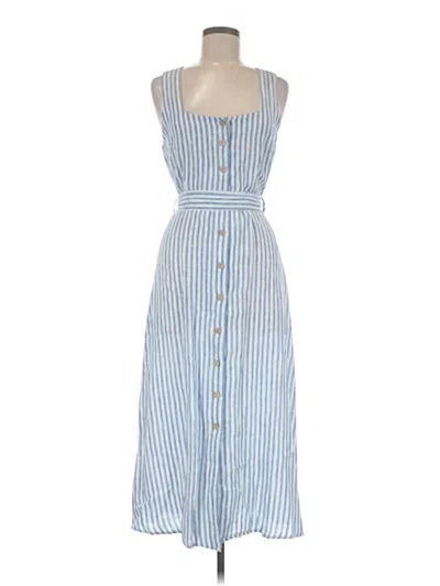 Pre-owned Faherty Casual Dress In Blue