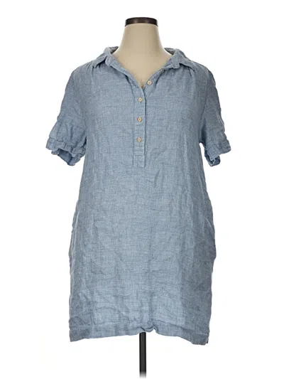 Pre-owned Faherty Casual Dress In Blue