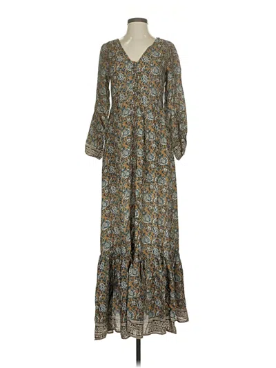 Faherty Casual Dress In Green