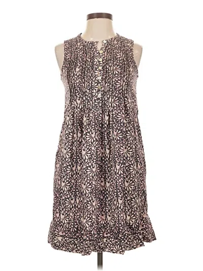 Pre-owned Faherty Casual Dress In Brown