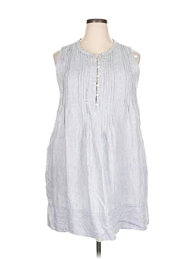 Pre-owned Faherty Casual Dress In Gray