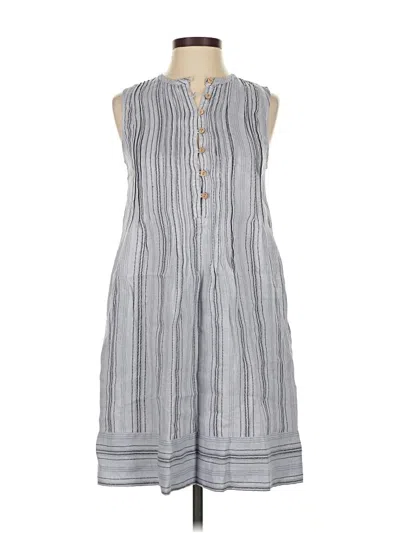 Pre-owned Faherty Casual Dress In Gray