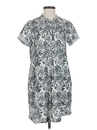 Pre-owned Faherty Casual Dress In Gray