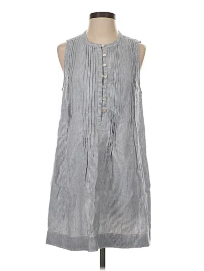 Pre-owned Faherty Casual Dress In Gray