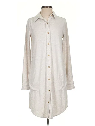 Pre-owned Faherty Casual Dress In Gray