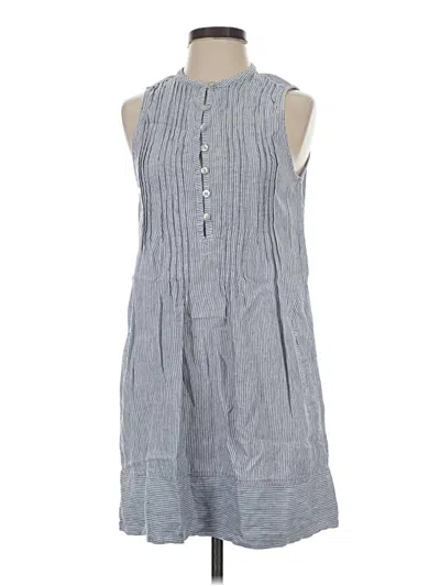 Pre-owned Faherty Casual Dress In Gray