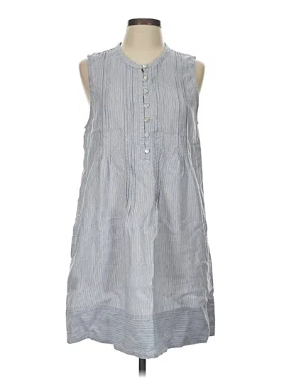 Pre-owned Faherty Casual Dress In Gray