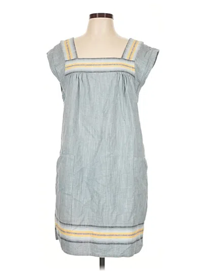 Pre-owned Faherty Casual Dress In Gray