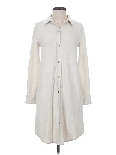 Pre-owned Faherty Casual Dress In Gray