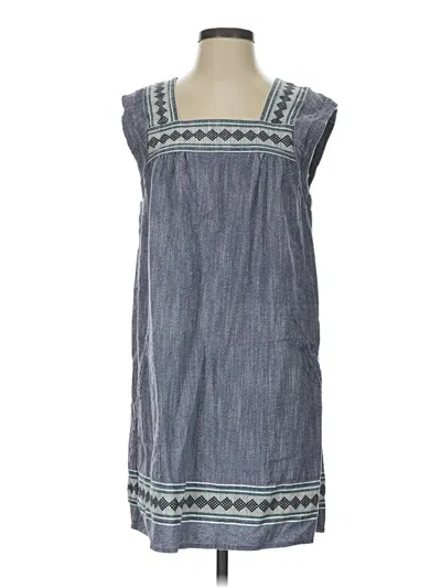 Pre-owned Faherty Casual Dress In Gray