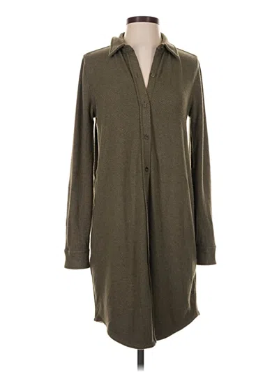 Pre-owned Faherty Casual Dress In Gray