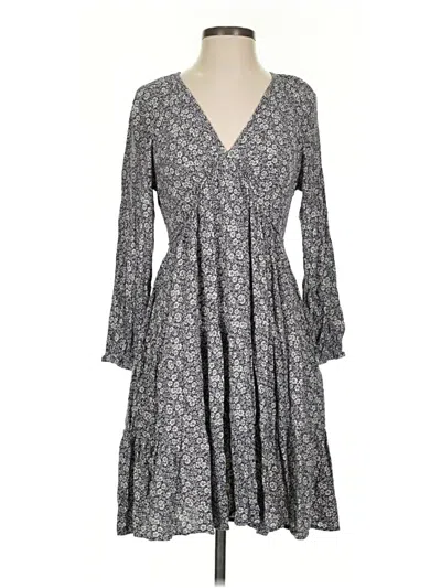 Pre-owned Faherty Casual Dress In Gray
