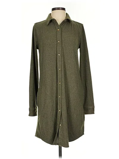 Pre-owned Faherty Casual Dress In Green