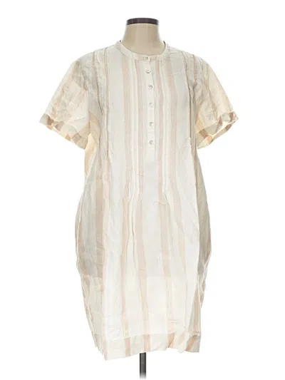 Pre-owned Faherty Casual Dress In Ivory