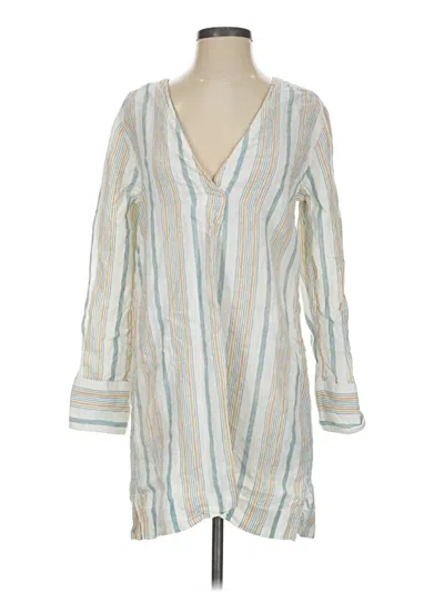Pre-owned Faherty Casual Dress In Ivory