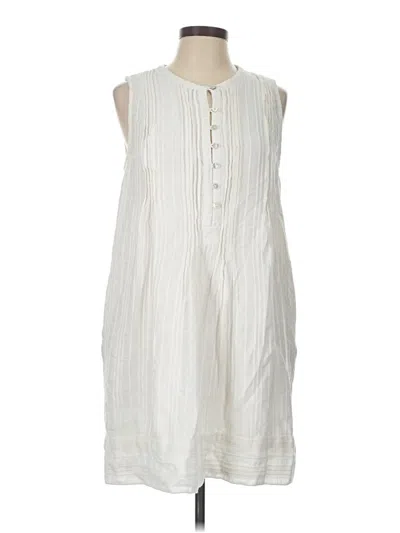 Pre-owned Faherty Casual Dress In Ivory