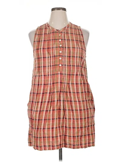 Pre-owned Faherty Casual Dress In Orange
