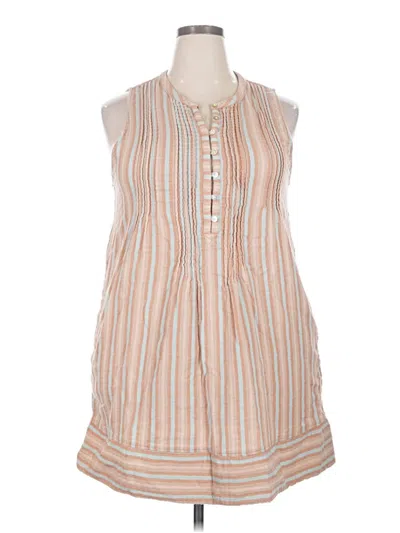 Pre-owned Faherty Casual Dress In Orange
