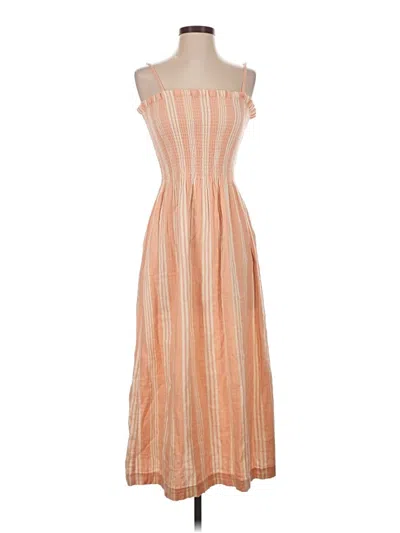 Pre-owned Faherty Casual Dress In Orange