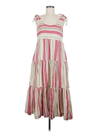 Pre-owned Faherty Casual Dress In Pink