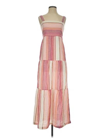 Pre-owned Faherty Casual Dress In Pink
