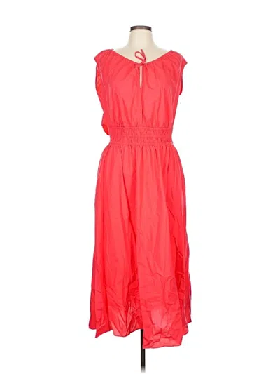 Pre-owned Faherty Casual Dress In Red