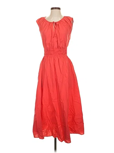 Pre-owned Faherty Casual Dress In Red