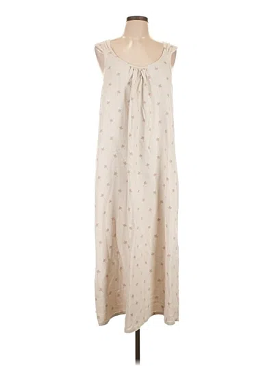 Pre-owned Faherty Casual Dress In Tan