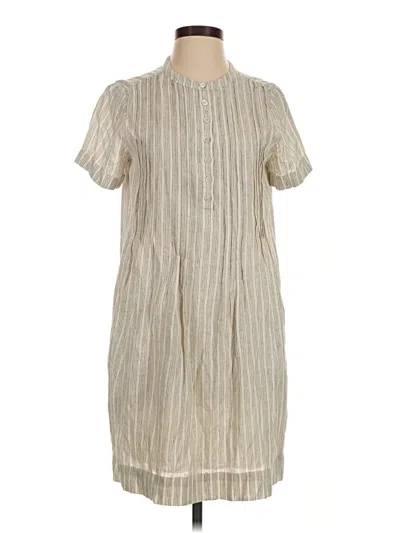Pre-owned Faherty Casual Dress In Tan