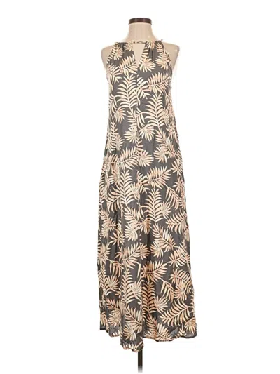 Pre-owned Faherty Casual Dress In Tan