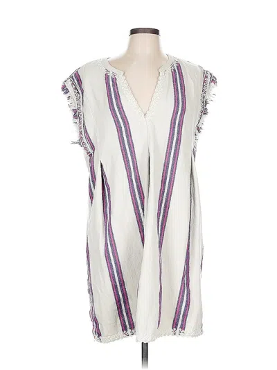 Pre-owned Faherty Casual Dress In White