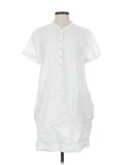 Pre-owned Faherty Casual Dress In White