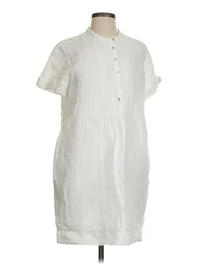Pre-owned Faherty Casual Dress In White