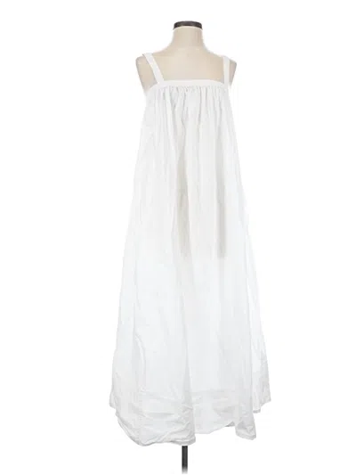 Pre-owned Faherty Casual Dress In White