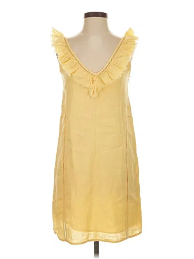 Pre-owned Faherty Casual Dress In Yellow