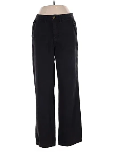 Pre-owned Faherty Casual Pants In Black