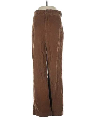 Pre-owned Faherty Casual Pants In Brown