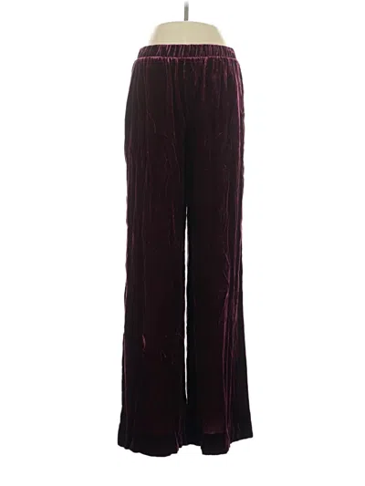 Pre-owned Faherty Casual Pants In Burgundy