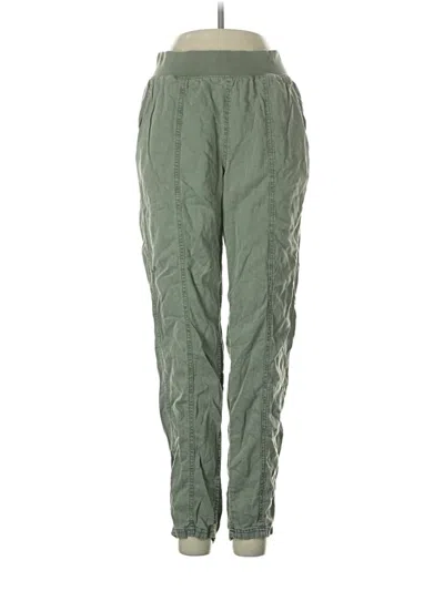 Pre-owned Faherty Casual Pants In Green