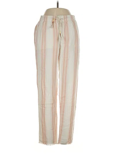 Pre-owned Faherty Casual Pants In Ivory