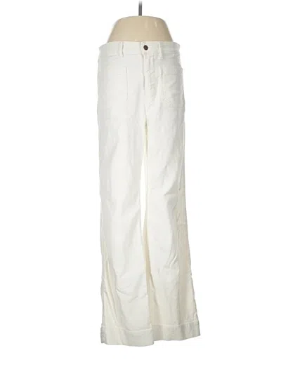 Pre-owned Faherty Casual Pants In Ivory