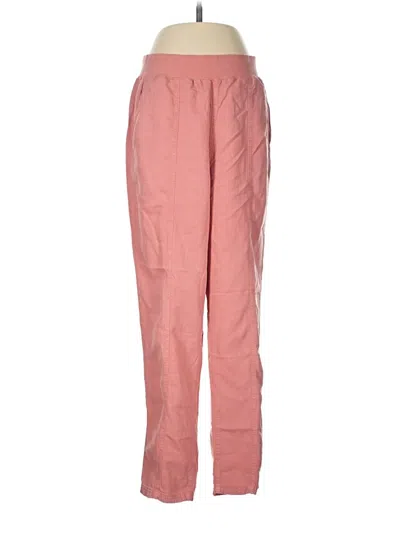 Pre-owned Faherty Casual Pants In Pink